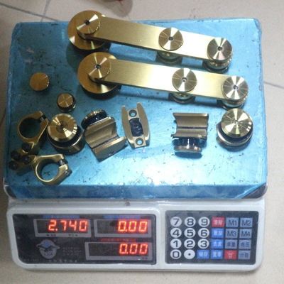 80-120 kg Portador de carga Acessórios de porta deslizante de vidro Perfeito para renovação de banheiro