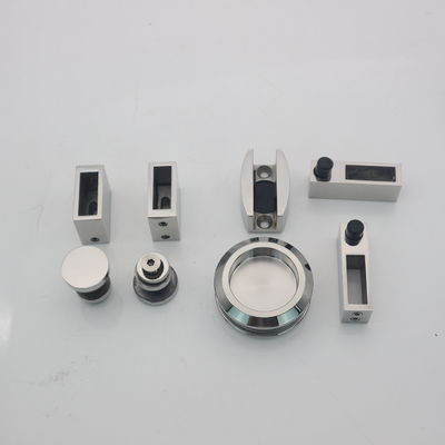 Kit de portas duplas de 6 pés com porta de chuveiro deslizante moderna e instalação de hardware ss304 resistente