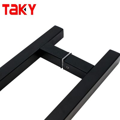 Manobra de porta principal em design de luxo com aço inoxidável 304 e tamanho 200*200*19*1,0mm
