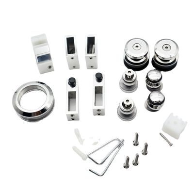 Kit de portas deslizantes de chuveiro de aço inoxidável 304