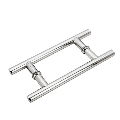 16 "Heavy Duty H Shape Sliding Door Handle para Portas de Chrom duplo lado Push Pull