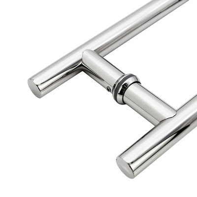 16 "Heavy Duty H Shape Sliding Door Handle para Portas de Chrom duplo lado Push Pull