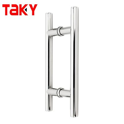 16 "Heavy Duty H Shape Sliding Door Handle para Portas de Chrom duplo lado Push Pull