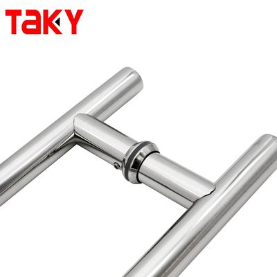 16 "Heavy Duty H Shape Sliding Door Handle para Portas de Chrom duplo lado Push Pull