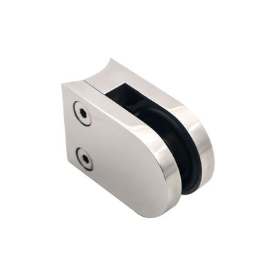 Instalação de parede de aço inoxidável Banheiro Chuveiro Grampos de vidro Grampos de canto quadrados Grampos pesados