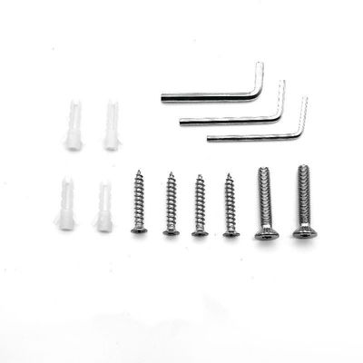 Kit de ferramentas de porta de chuveiro e chuveiro de vidro deslizante sem enquadramento para casa Hotel Escritório Vila Banheiro