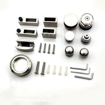 Kit de ferramentas de porta de chuveiro e chuveiro de vidro deslizante sem enquadramento para casa Hotel Escritório Vila Banheiro
