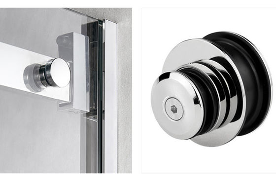 Duche de mão Jets de volta Duche superior PSS Finish Porta deslizante Hardware Set para sala de chuveiro