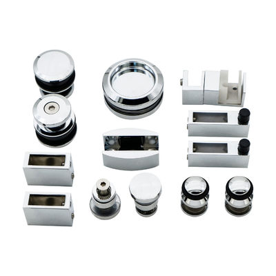 Elegante e elegante Kit de ferramentas de porta de vidro para sistema deslizante de banheiro moderno