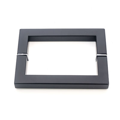 Porta de chuveiro quadrada de aço inoxidável 6 "8" de volta para trás para design de hotel moderno