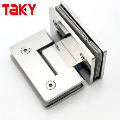 90*55mm de aço inoxidável / liga de zinco parede para vidro dobradiça deslizante sauna porta de vidro do chuveiro dobradiça