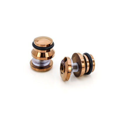 Porta de chuveiro de vidro único de aço inoxidável 304 Kit de hardware de porta de celeiro deslizante em acabamento dourado