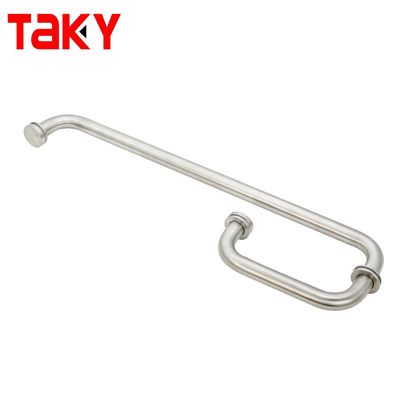 18 * 8 polegadas de aço inoxidável 304 puxar alça porta deslizante de vidro alça de chuveiro para banheiro moderno