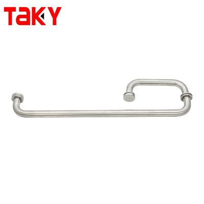 18 * 8 polegadas de aço inoxidável 304 puxar alça porta deslizante de vidro alça de chuveiro para banheiro moderno