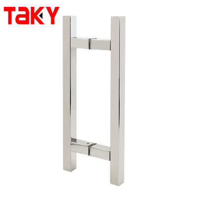 Estilo de design chinês CP Finish H Handle comercial para chuveiro deslizante sem enquadramento Porta de vidro puxar alças