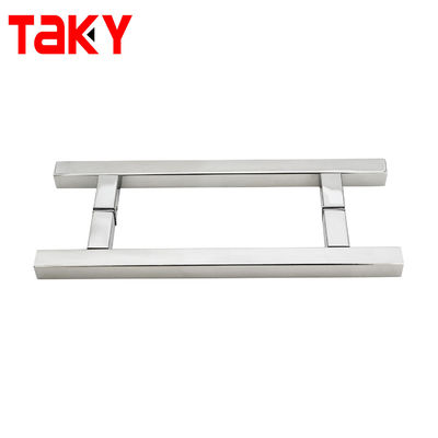 Estilo de design chinês CP Finish H Handle comercial para chuveiro deslizante sem enquadramento Porta de vidro puxar alças
