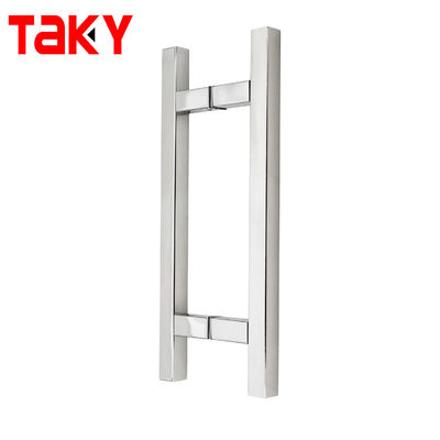 Estilo de design chinês CP Finish H Handle comercial para chuveiro deslizante sem enquadramento Porta de vidro puxar alças