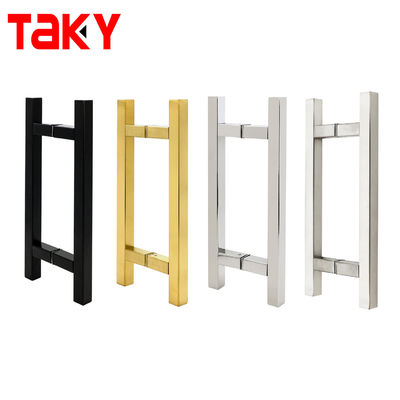 Estilo de design chinês CP Finish H Handle comercial para chuveiro deslizante sem enquadramento Porta de vidro puxar alças
