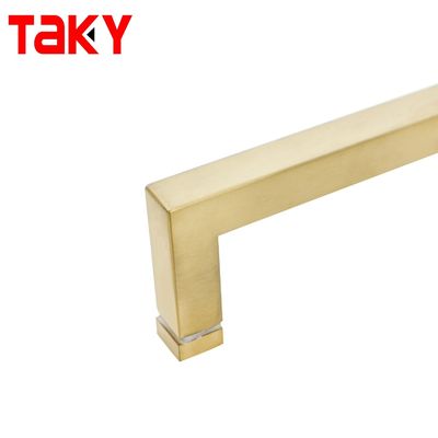 1.0mm Espessura Quadrada Garra de Garra de Vidro para Porta de Chuveiro SS304 Resistente à Corrosão