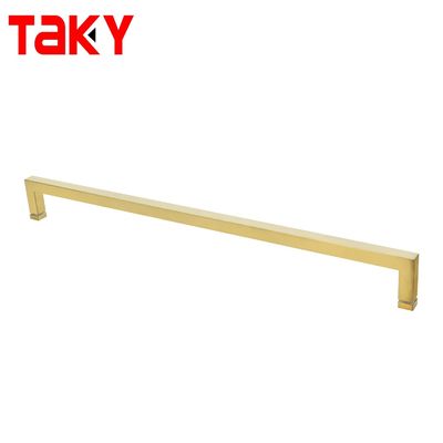 1.0mm Espessura Quadrada Garra de Garra de Vidro para Porta de Chuveiro SS304 Resistente à Corrosão