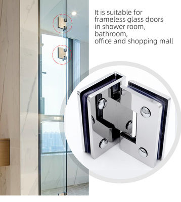 Hardware de porta de vidro de design moderno elegante para porta de chuveiro de vidro