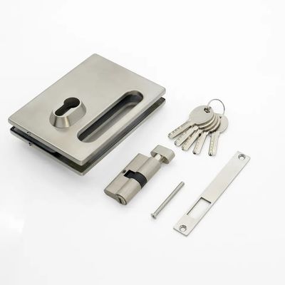 Portão deslizante de vidro dobrável de acabamento satinado/polonês para hardware de divisória de vidro de escritório