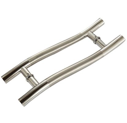 Mão de aço inoxidável para porta de chuveiro Amostra 1-3 dias úteis Mão de vidro longa e elegante