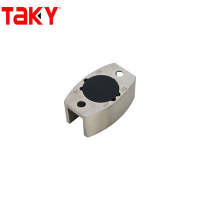 Ferramentas de porta de chuveiro de vidro sem quadro de aço em design minimalista com espessura de 10 mm