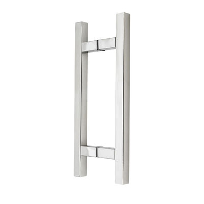 Manobras de portas de chuveiro com acabamento polido manobra de puxa vertical de aço inoxidável e SS 304