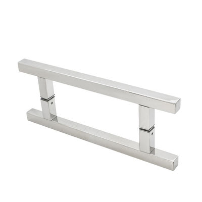 Manobras de portas de chuveiro com acabamento polido manobra de puxa vertical de aço inoxidável e SS 304