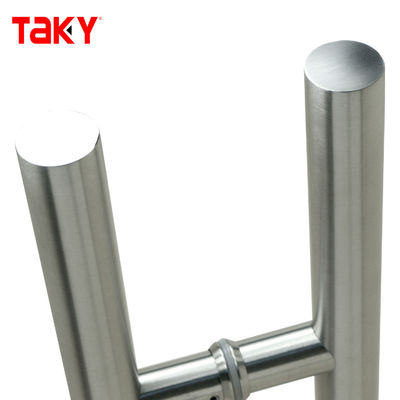 Porta de vidro de aço inoxidável exterior puxar alça para banheiro de 600 mm de comprimento Sala de chuveiro