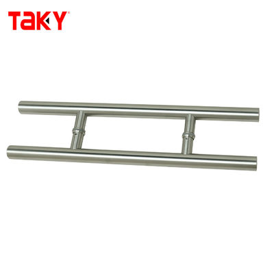 Porta de vidro de aço inoxidável exterior puxar alça para banheiro de 600 mm de comprimento Sala de chuveiro