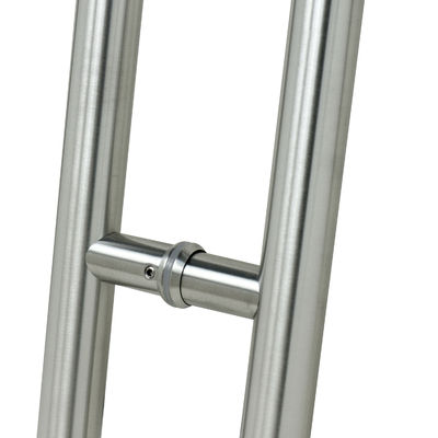 Porta de vidro de aço inoxidável exterior puxar alça para banheiro de 600 mm de comprimento Sala de chuveiro