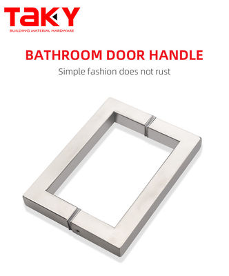 TK-H002 OEM/ODM Porta de vidro de aço inoxidável para portas de vidro Tubos quadrados traseiros