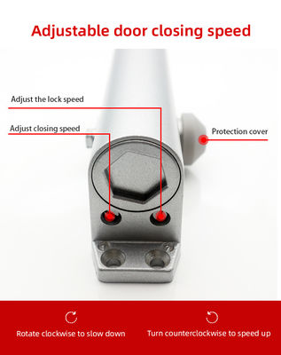 Fechador de porta automático sem sensor para temperatura de -40° a 80°
