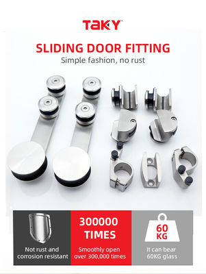 Salão de chuveiro deslizante Acessórios de porta de vidro Sistema de equipamentos Conjunto em prata/preto/ouro