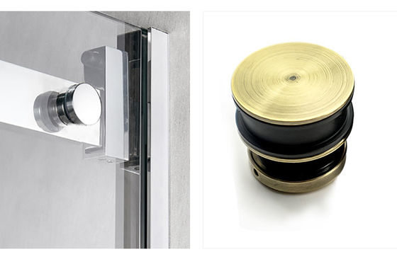 Ferramentas de portas deslizantes de vidro sem quadro de aço inoxidável Kit de ferramentas de portas deslizantes de chuveiro de vidro