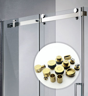 Ferramentas de portas deslizantes de vidro sem quadro de aço inoxidável Kit de ferramentas de portas deslizantes de chuveiro de vidro
