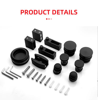 Kit de chuveiro de vidro sem enquadramento com caixa de material ss304
