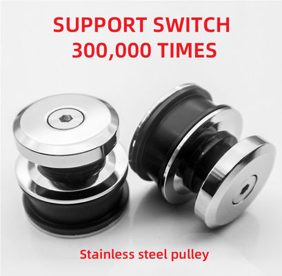 80-120kg Single Glass Door Shower Sliding Fitting Barn Door e Hardware Kit