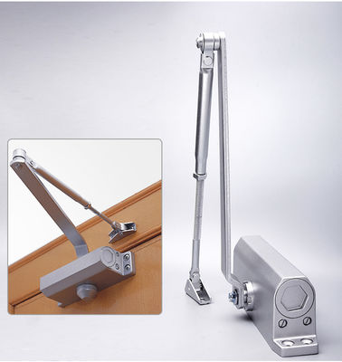 Peso máximo da porta 45-65kg Liga de alumínio fechador de porta deslizante automático com acabamento personalizado