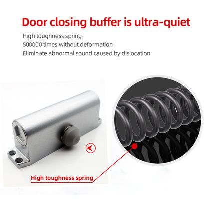 45-65kg Peso máximo da porta Fechador automático de sensor de porta para todas as portas de metal, aço e plástico