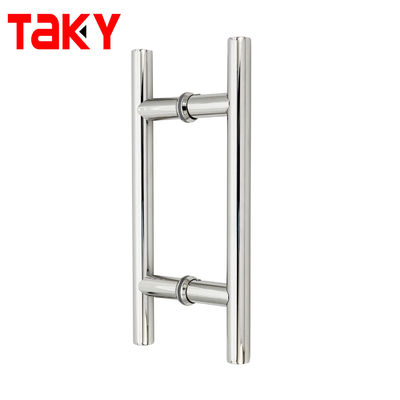 Porta de vidro de aço inoxidável exterior puxar alça para banheiro de 600 mm de comprimento Sala de chuveiro