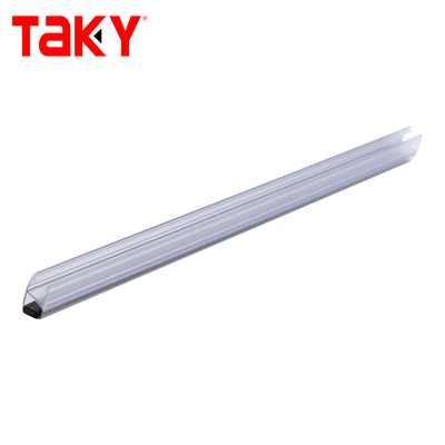 Faixa de vedação para porta de chuveiro com fundo transparente em PVC 10MM