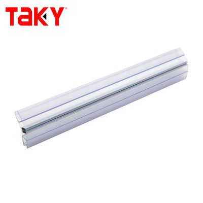 PVC Transparent Waterproof Seal Strip 135/180 Degree for 6mm-10mm Glass