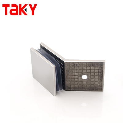 Suporte de grampo de vidro de aço inoxidável de 135 graus para vidro de 8-12mm