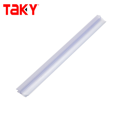 Faixa de vedação de porta de chuveiro de PVC transparente 10 mm resistente à água