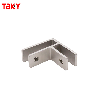 Grampo de porta de vidro em aço inoxidável 316 para vidro temperado de 8-12mm