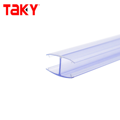 Faixa de vedação de PVC à prova d'água para porta de vidro sem moldura para chuveiro