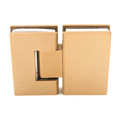 Porta de chuveiro dourada de aço inoxidável